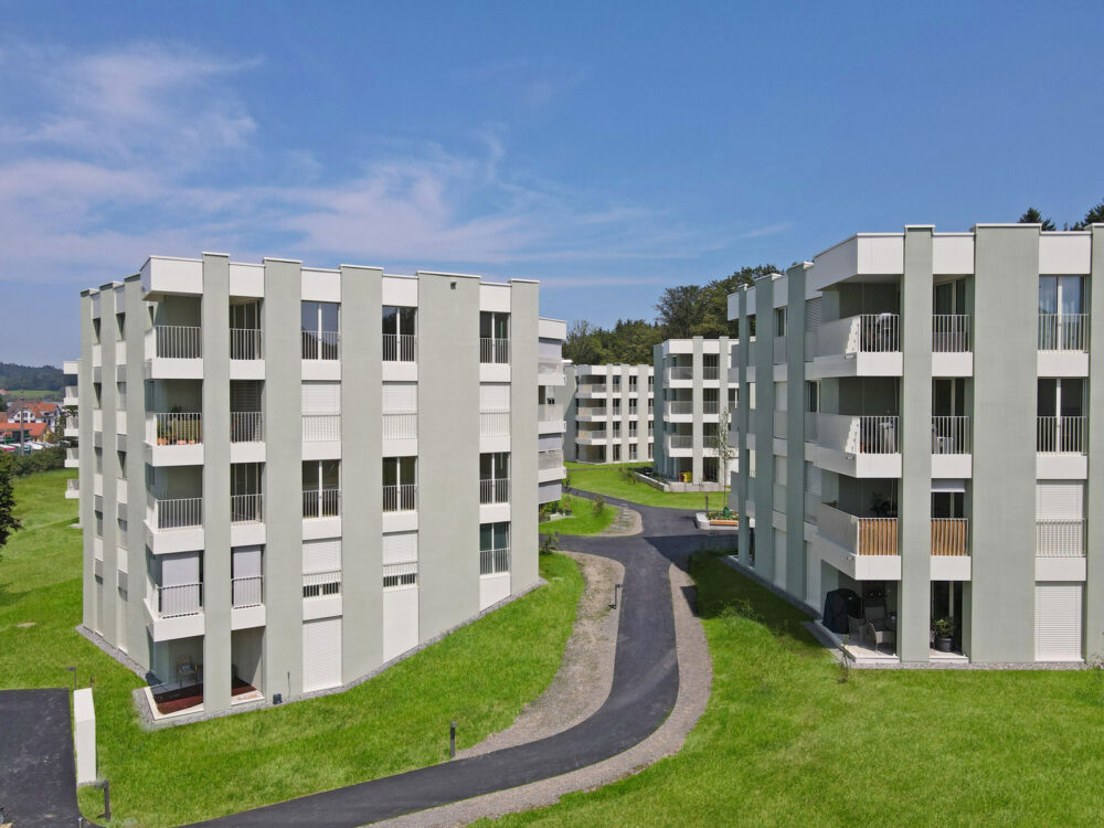 Wohnsiedlung Haslirain Buchrain/Perlen LU Fotos: © Steiner AG